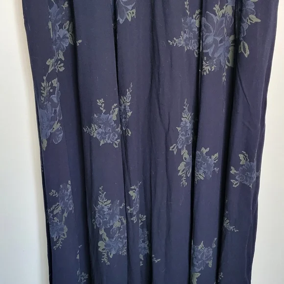 Christy Dawn Audrey Dress Navy Floral Maxi S Cottagecore Prairie